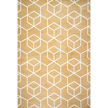 Tumbling Blocks Modern Geometric Area Rug 2